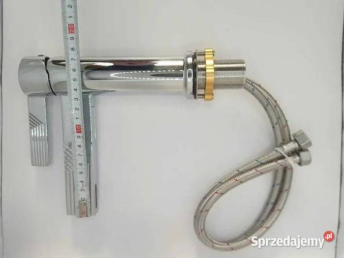 Bateria Umywalkowa Stojąca Nowoczesna Chromowana Skrzyszów sprzedam