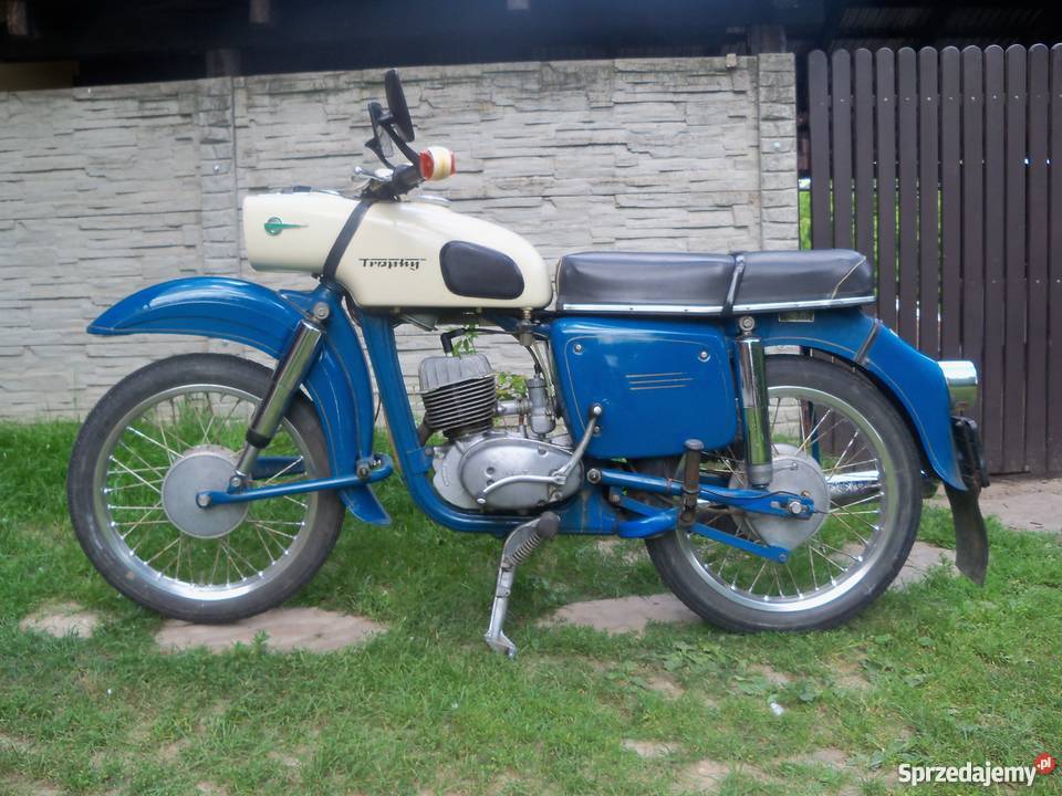 MZ Trophy 125 ORYGINAŁ 1972r dokumenty nie wsk Przysucha