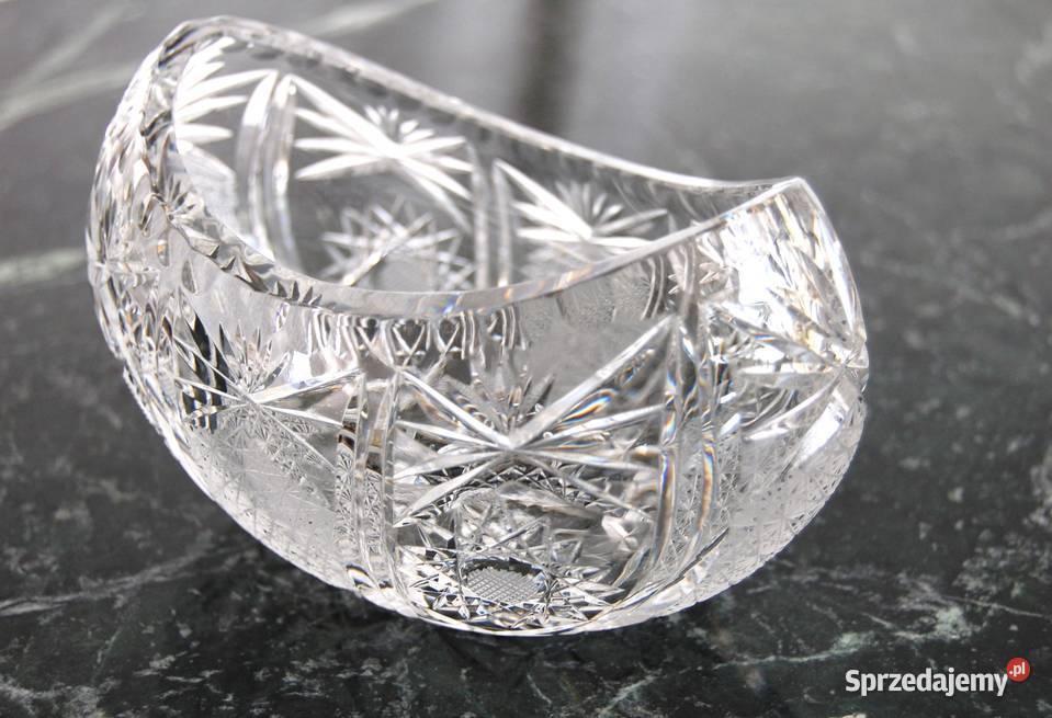 Miska kryształowa koszyk koszyczek kryształ Lublin