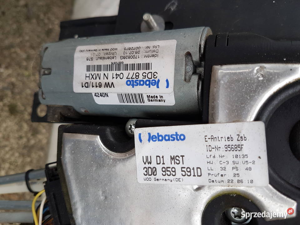VW PHAETON LIFT SZYBERDACH 3D5877041N 3D0959591D Turek