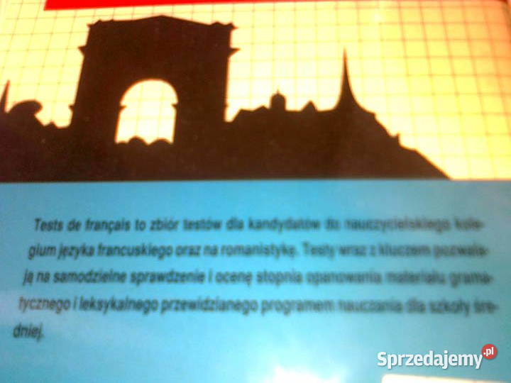 Tests de Francais Mieczysław GAJOS Warszawa sprzedam
