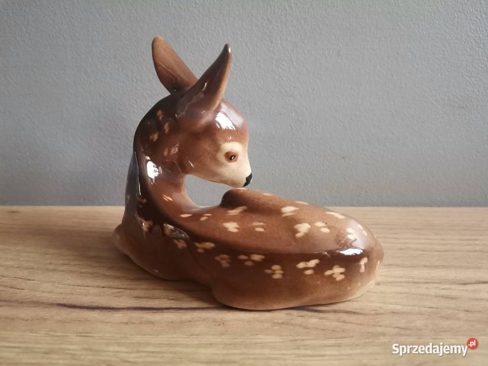 Stara figurka Sarna Sarenka porcelana porcelit Siemianowice Śląskie