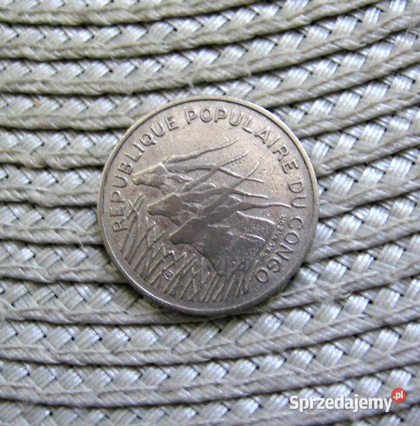 Kongo Afryka Środkowa CFA 100 Frank 1971r Kalisz