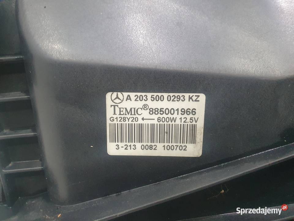 PAS PRZEDNI CHŁODNICE MERCEDES W203 2035000293KZ osobowe wielkopolskie sprzedam