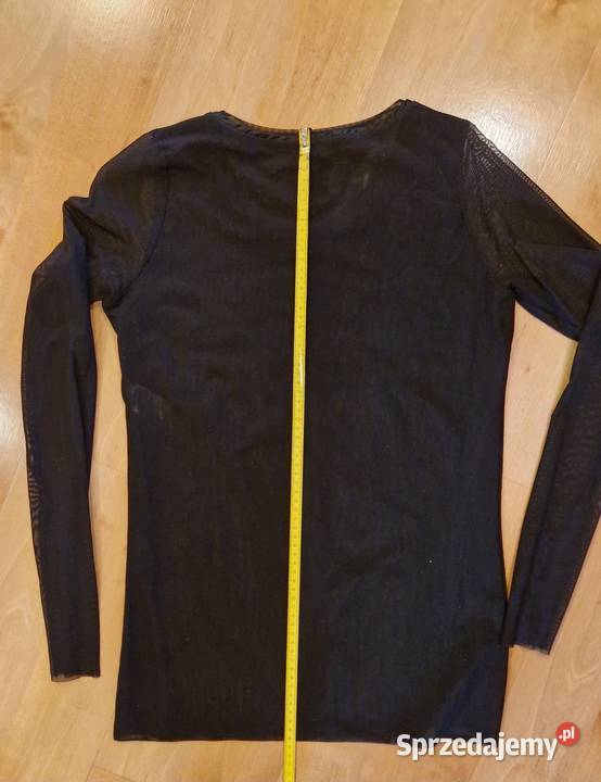 Bluzkatshert czarny z długimi rękawami z Lublin