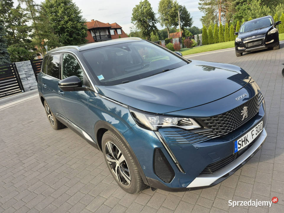 Peugeot 5008 kamera GT full led ALKANTARA 7 gniazdo USB Drelów