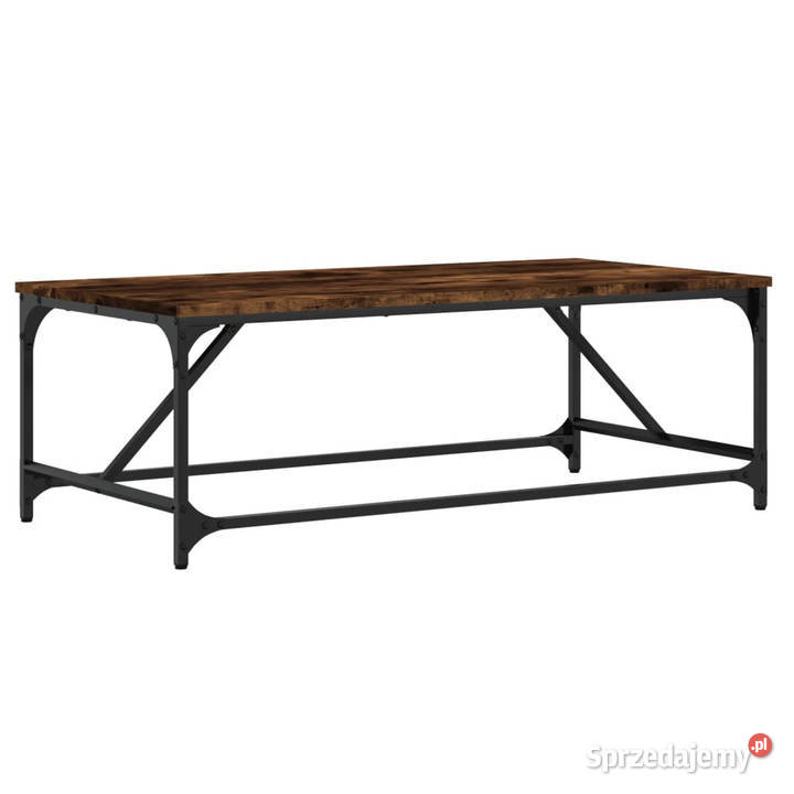 Stolik kawowy przydymiony dąb 100x50x35 WM835331