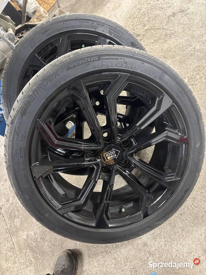 Sprzedam komplet felg 17 opony letnie hankook Samochodowe