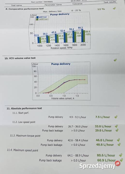 Regenerowana Pompa 03L130755E Siemens Audi Seat Karczów