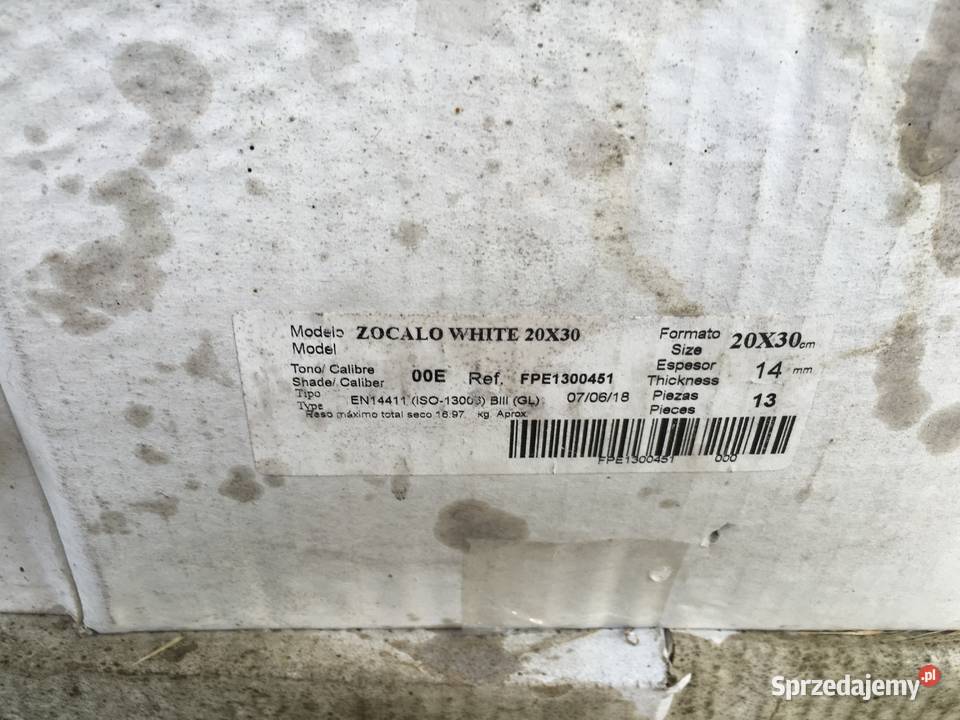 Listwa dekoracyjna zocalo white 20x30 firmy ROCA Reguły sprzedam