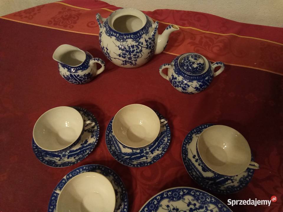 Porcelanowy serwis do herbaty lata 50te mazowieckie Warszawa