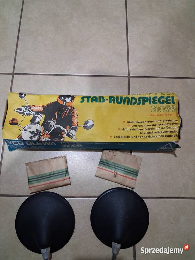 Orginalne lusterko ddr do MZ TS 125150250 Nowe śląskie