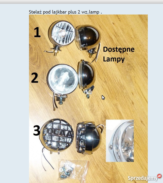 stelaż laikbar lamp honda vt 600 gmol szyba podkarpackie