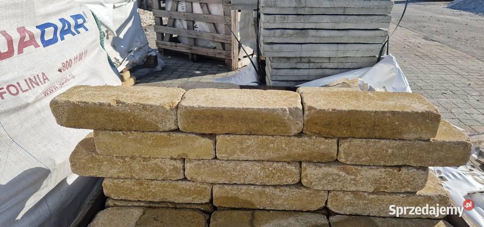 Cegła Łupana Antyk Postarzana Ogrodzenie Jadar