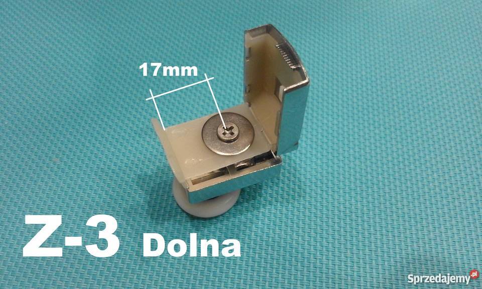 Rolki kółka do kabiny Durasan 2 24 mm zestaw Z3 śląskie sprzedam
