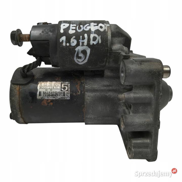 ROZRUSZNIK Peugeot 3008 16 HDi 9HZ 9663528880 osobowe Układ elektryczny silnika