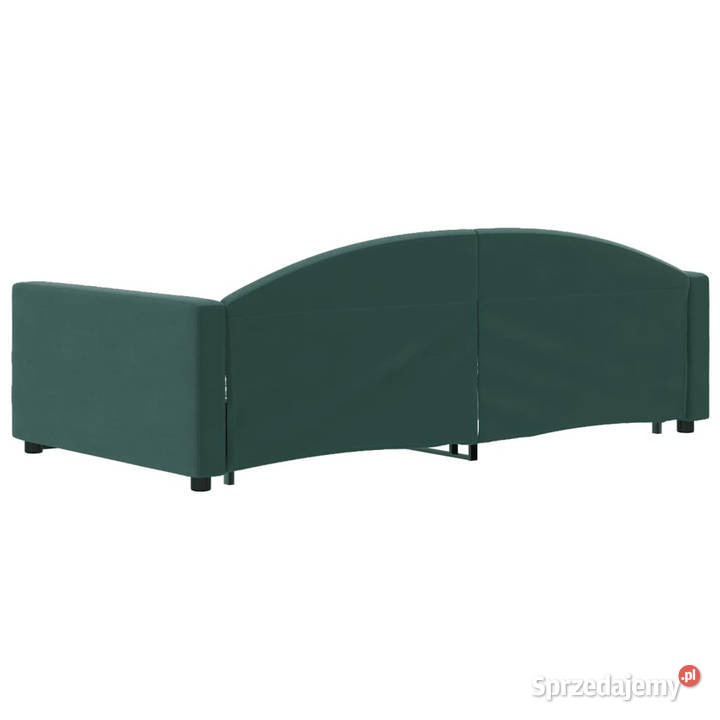 Sofa rozsuwana z szufladami ciemnozielona Warszawa sprzedam