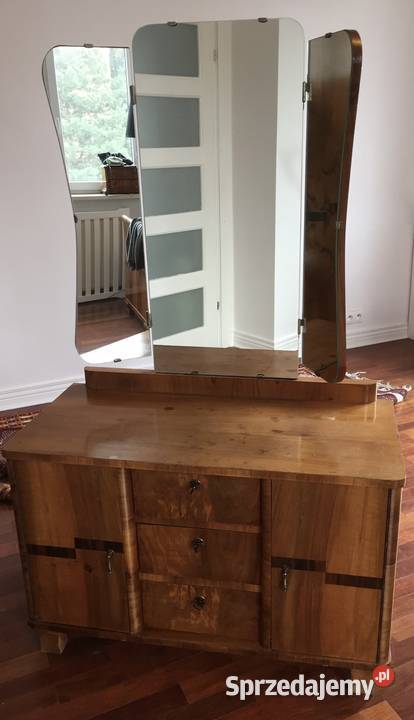 TOALETKA ART DECO TRYPTYK Warszawa