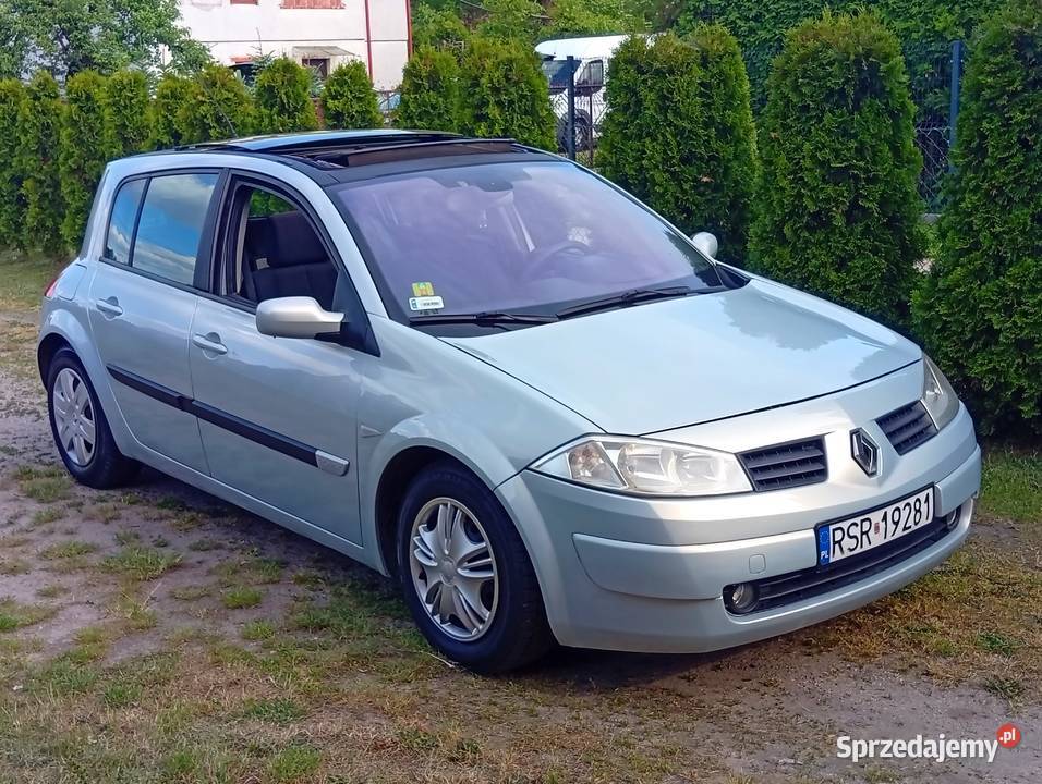 Reno Megane 2 16 16v Gaz LPG Panorama Zdrowy manualna Rzeszów