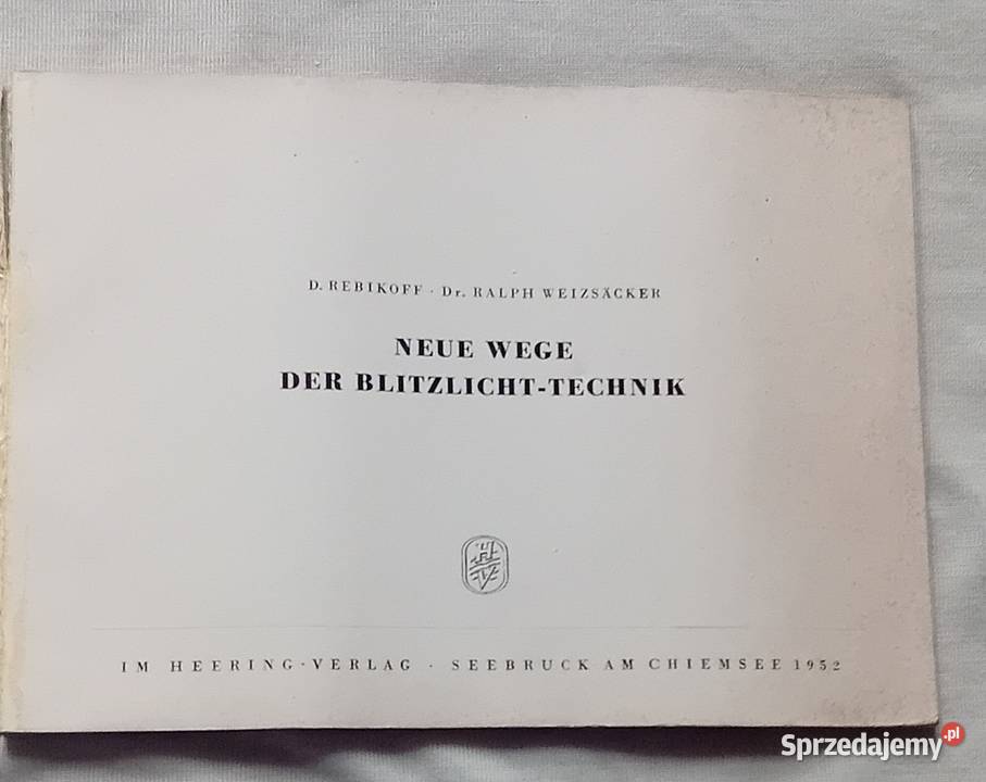 Poradnik Der Foto Dienst Der Blitzlicht Technik Koźminek sprzedam
