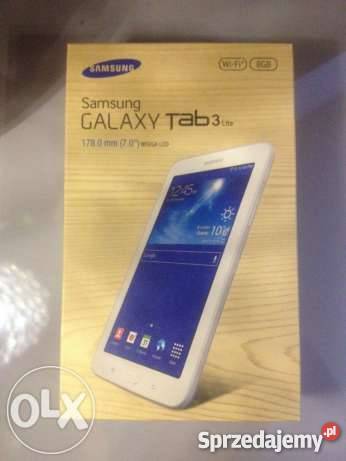 Nowy biały tablet Samsung GaLaxy Tab 3 Lite 8GB Wrocław
