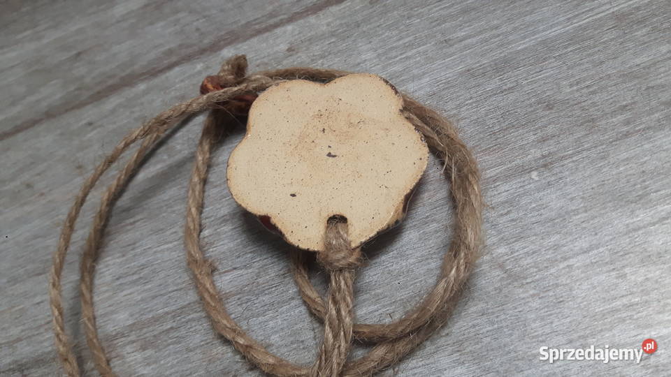 Naszyjnik ceramiczny ręcznie wykonany mazowieckie Otwock