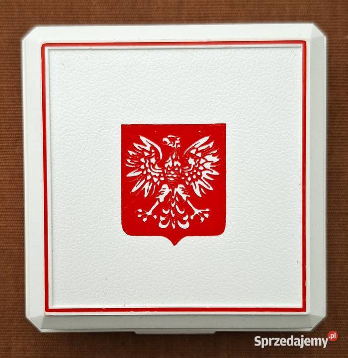 JPII Srebrna Moneta 1000 PRL W oryginalnym Etui śląskie Gliwice