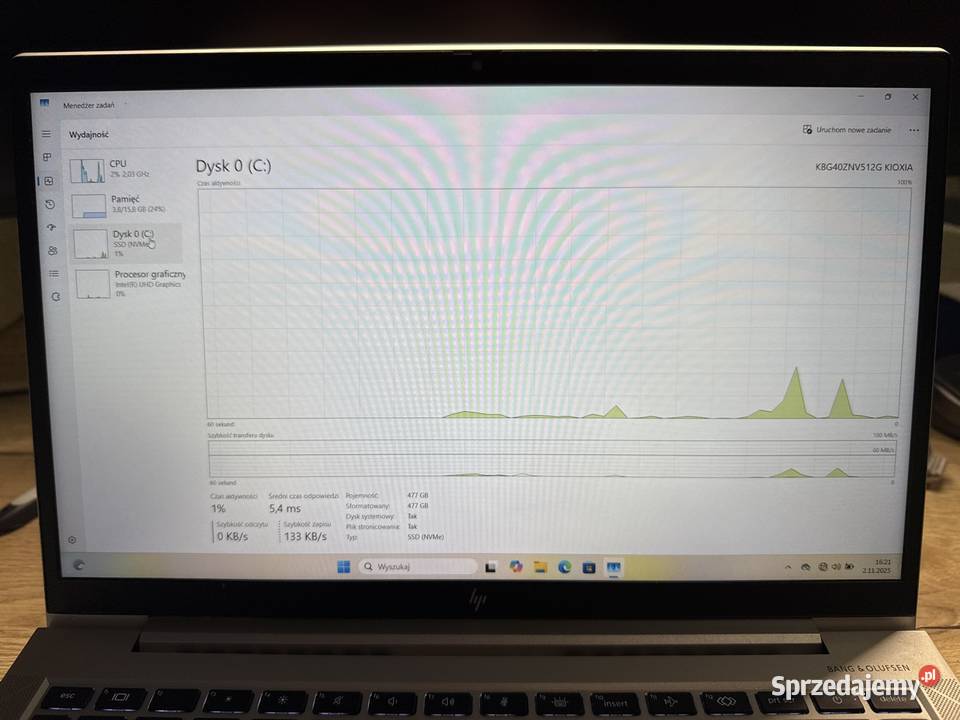 Laptop HP Elitebook 840 G7 i5vpro 16GB RAM 512