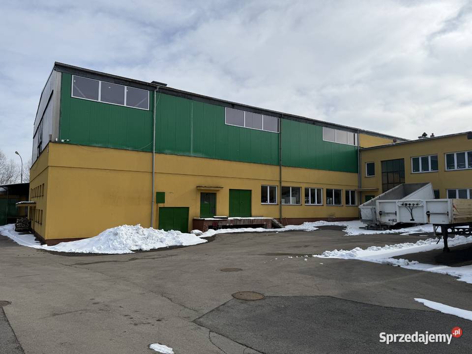 Wynajmę lokale hale magazyny i inne małopolskie Jordanów sprzedam