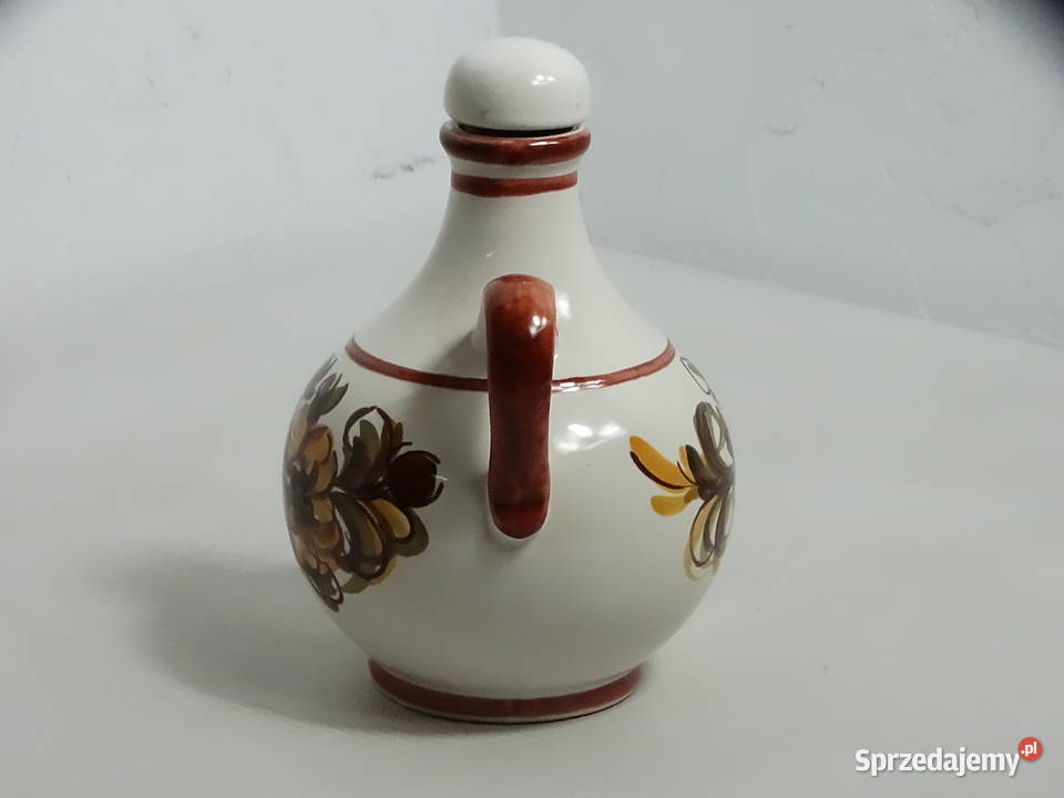 Vintage Ceramiczny Dzbanek Karafka Ręcznie lubelskie sprzedam