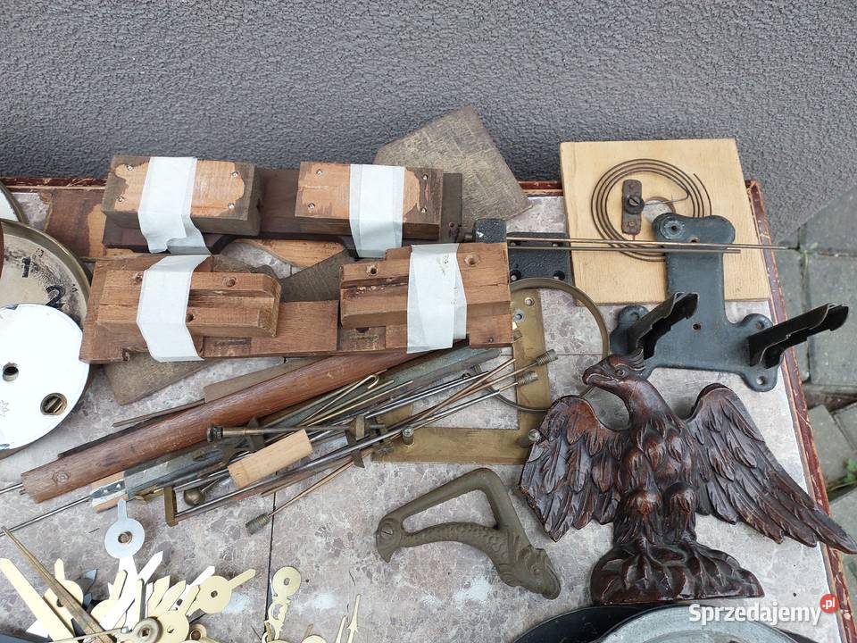 Zestaw części elementów zegarmistrza gongi pomorskie Tczew