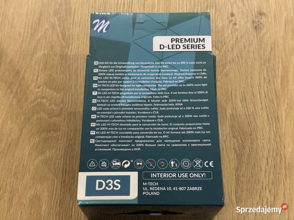 Zestaw Żarówki LED D3S 6000K2 MTECH LZXD3S Kalisz