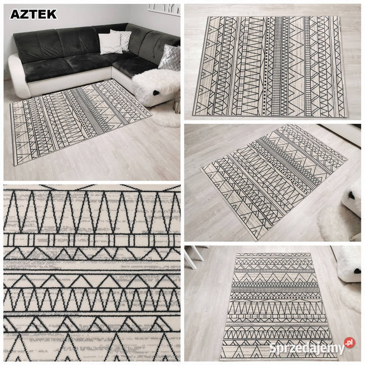 DYWAN 140X200 IDEA AZTEK GĘSTY WŁOS UNIWERSALNY Białystok