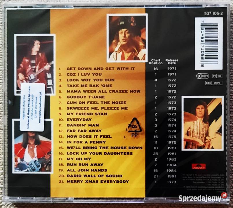 Sprzedam Album CD SLADE Największe przeboje Katowice sprzedam