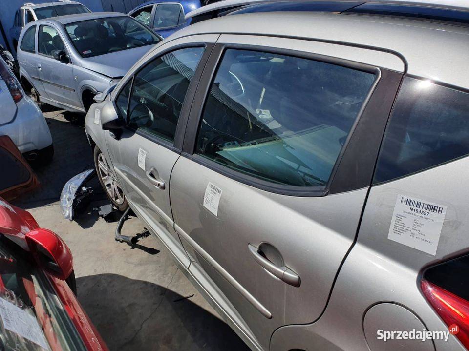 DRZWI LEWE TYŁ PEUGEOT 207 SW ETS KOLOR SZARY Lipno