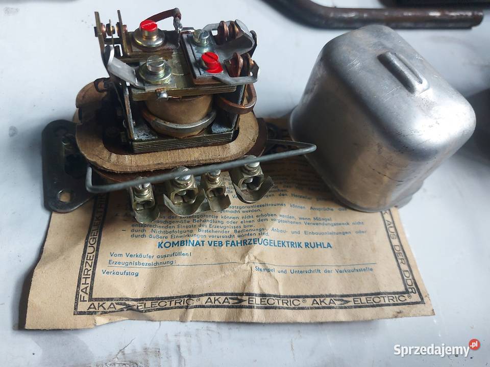 Regulator 12V Trabant Wartburg osobowe kujawsko-pomorskie Mogilno sprzedam