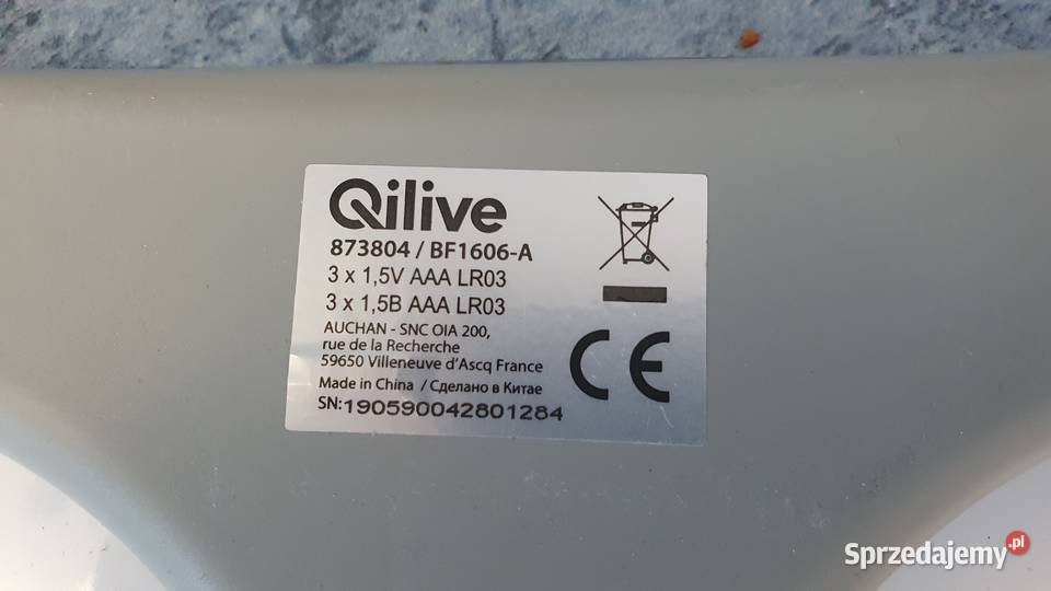 Waga łazienkowa z analizą składu ciała i BMi łódzkie Łódź