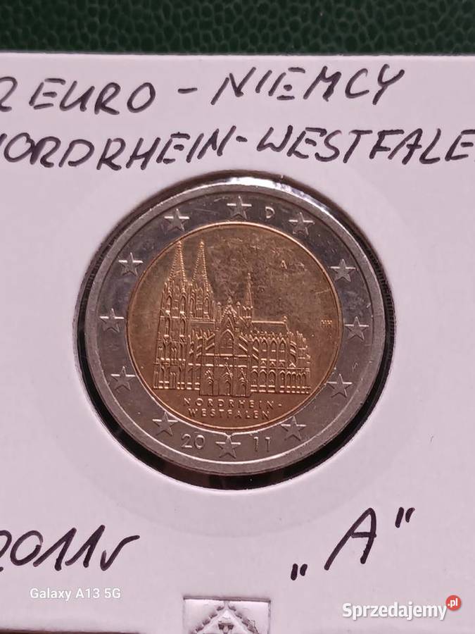 2 Euro Niemcy NordrheinWestfalen 2011 r men A Konin