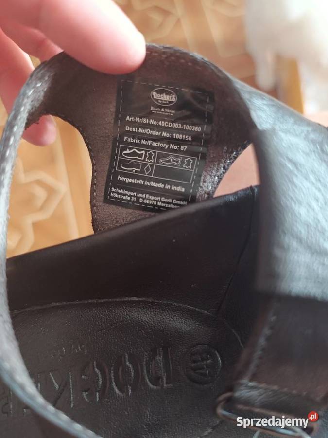 Sandały męskie Dockers Skóra Rozmiar 46 Sandały i klapki dolnośląskie Legnica sprzedam