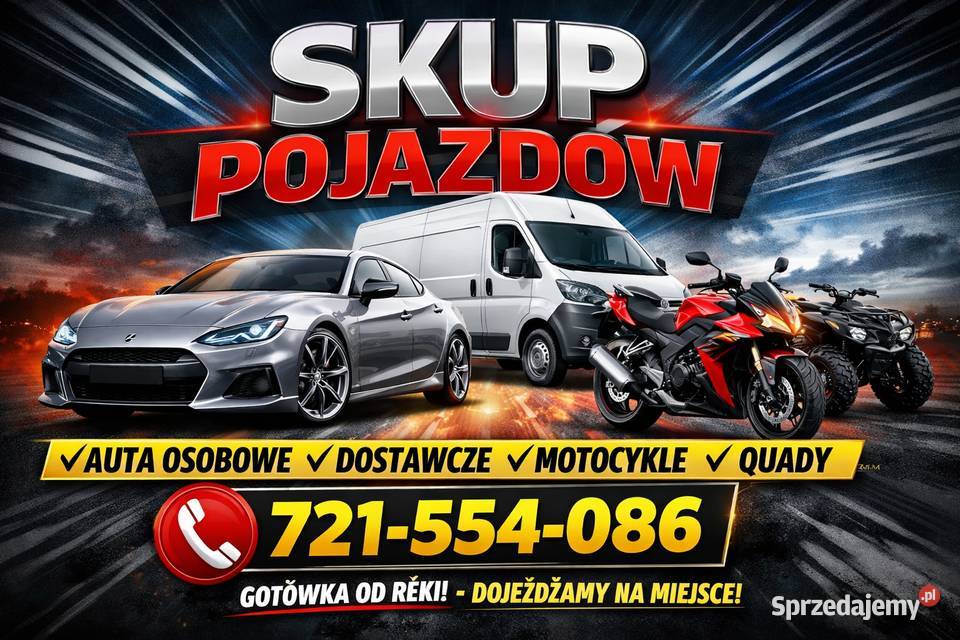 Skup pojazdów Gotówka ręki Transport małopolskie Kraków