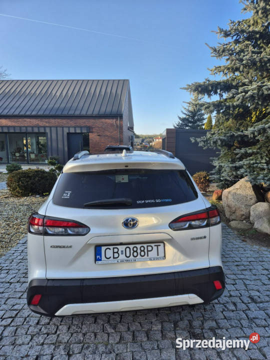 Toyota Corolla Cross Salon Polska 20hyb Panorama kurtyny powietrzne Bydgoszcz sprzedam