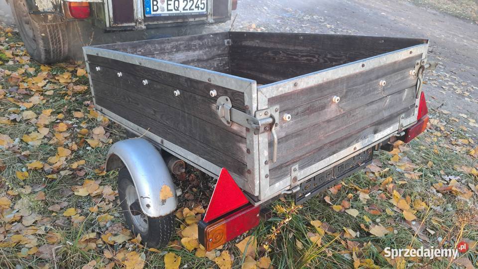 Przyczepa dmc 400 Stema z dokumentami do sprzedam