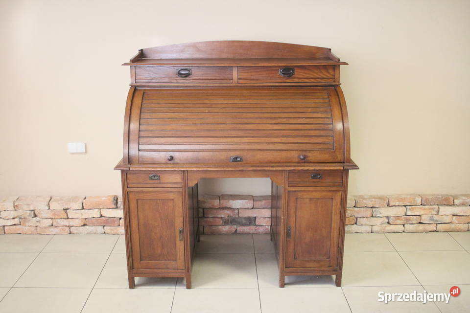 Zabytkowe biurko stylowe piękne wykonanie Pszczyna