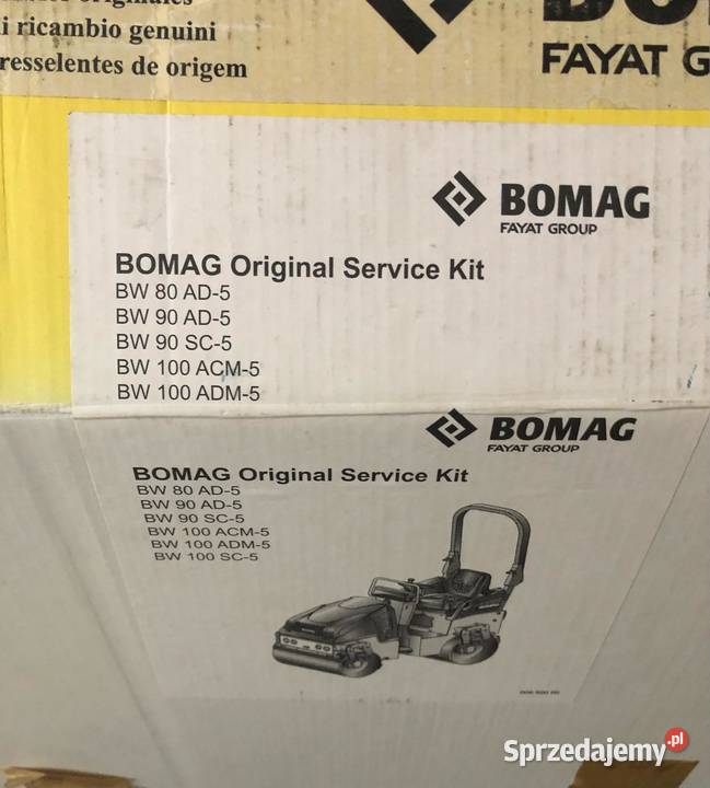 Oryginalny zestaw serwisowy walec BOMAG Suchoraba