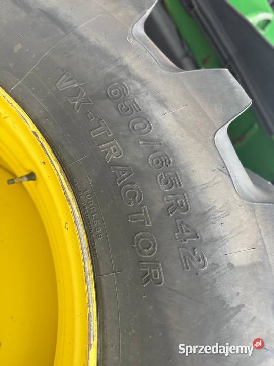 John Deere 6215 7600mth 2017 GPS opony 95 przód Nowa Ruda