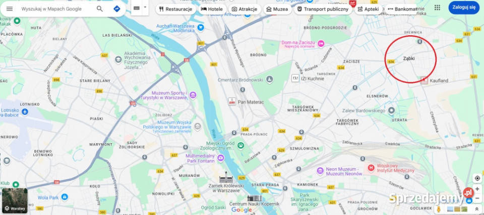 ZĄBKI JPII działka budowlana z KW 320 m2 Ząbki sprzedam