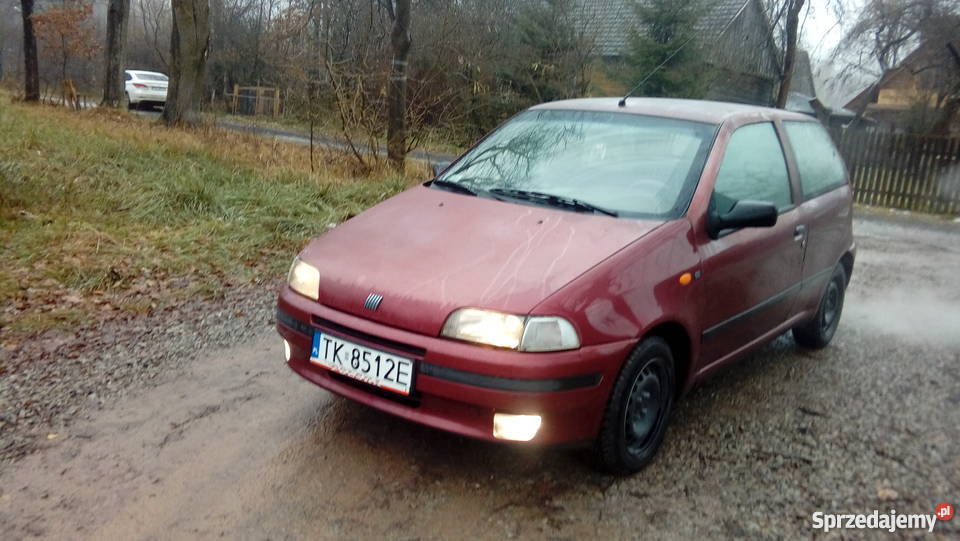 Fiat Punto I bordowy świętokrzyskie Kielce
