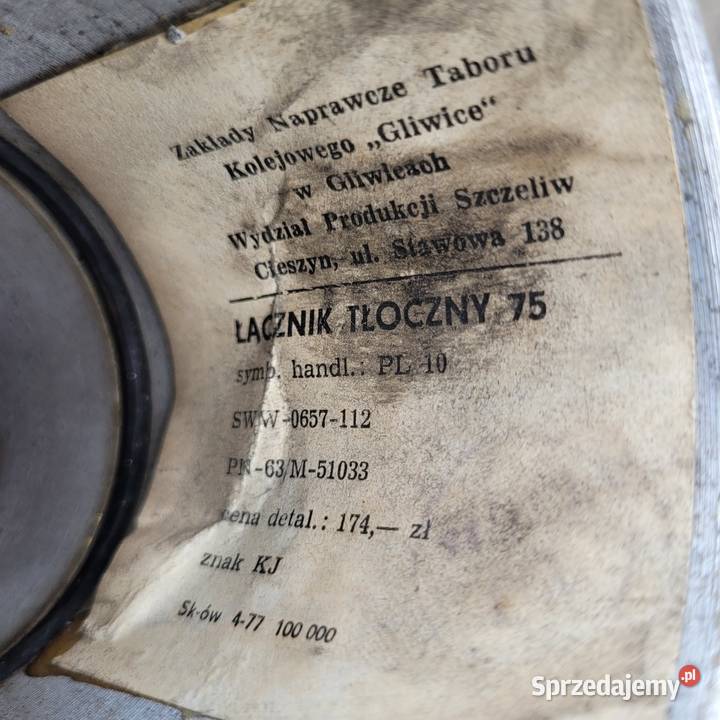 Łącznik TŁOCZNY 75 wąż strażacki przełącznik świętokrzyskie Nowy Korczyn