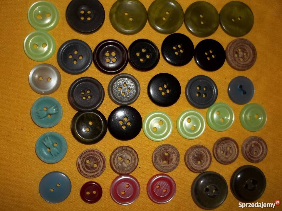 Guziki różne rozmiary i kolory Łódź