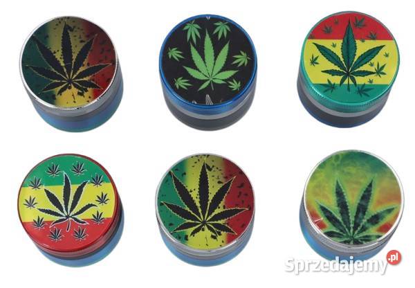 Kolorowy Grinder Crusher Młynek do Tytoniu z Dom i Ogród Ostrowy nad Okszą